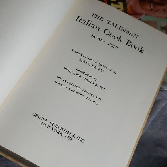 Talisman Italian Cookbook and Signed Mario Batali-Molto Gusto - Picture 5 of 7